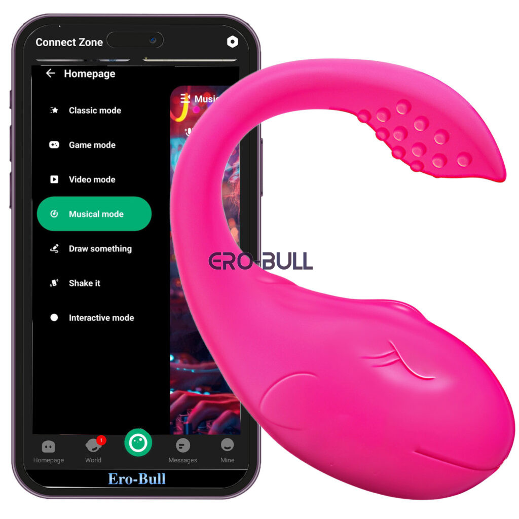 Wibrator Sterowany Telefonem APP