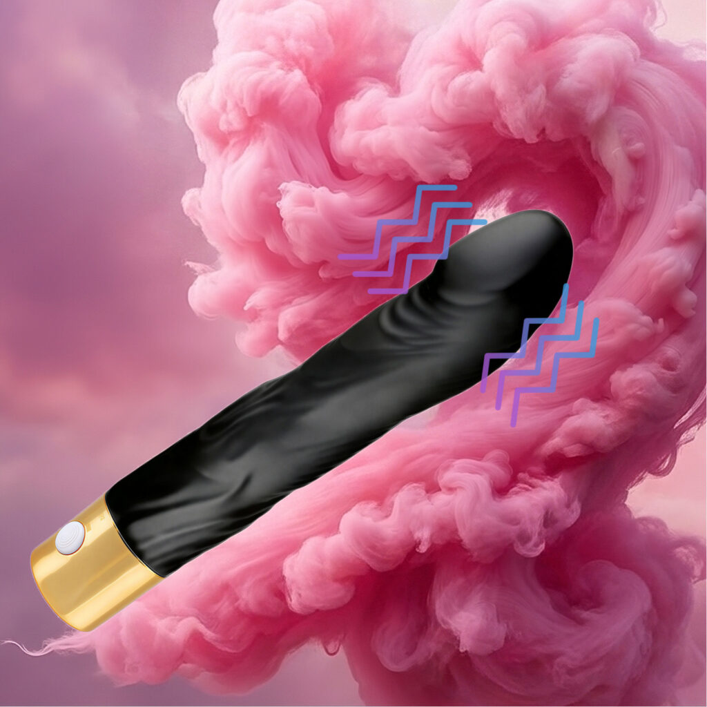 Czarny Wibrator Kobiecy 10 Programów Pulsacji, USB