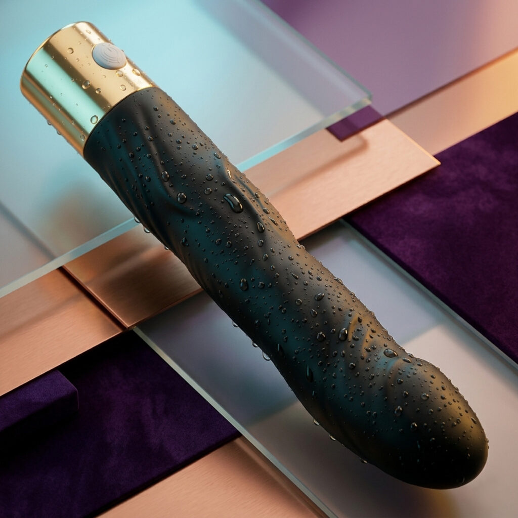 Czarny Wibrator Kobiecy 10 Programów Pulsacji, USB
